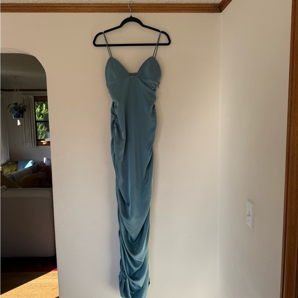 Paris Georgia Blue Evening Gown